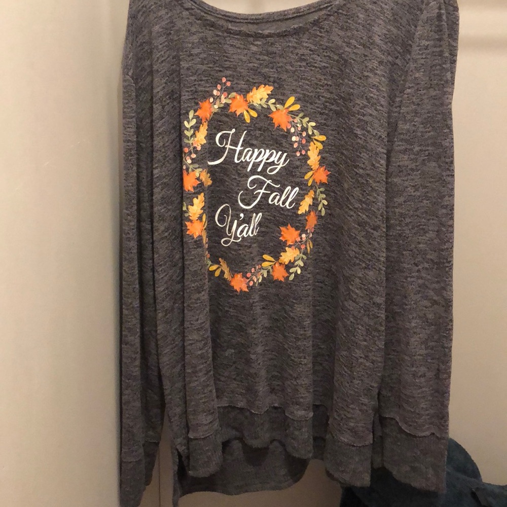 “Happy Fall Yall” long sleeve sweater